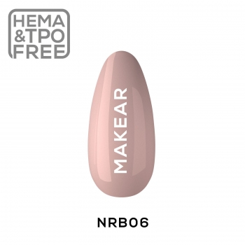MAKEAR Baza kauczukowa Nude Rubber Base NRB06 Smoky Beige 8ml